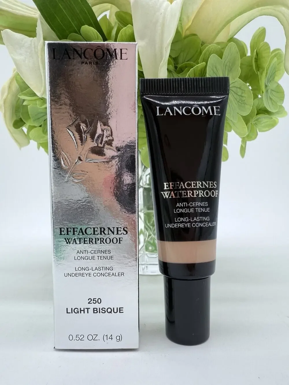LANCOME EFFACERNES Waterproof Undereye Concealer 250 Light Bisque .52oz